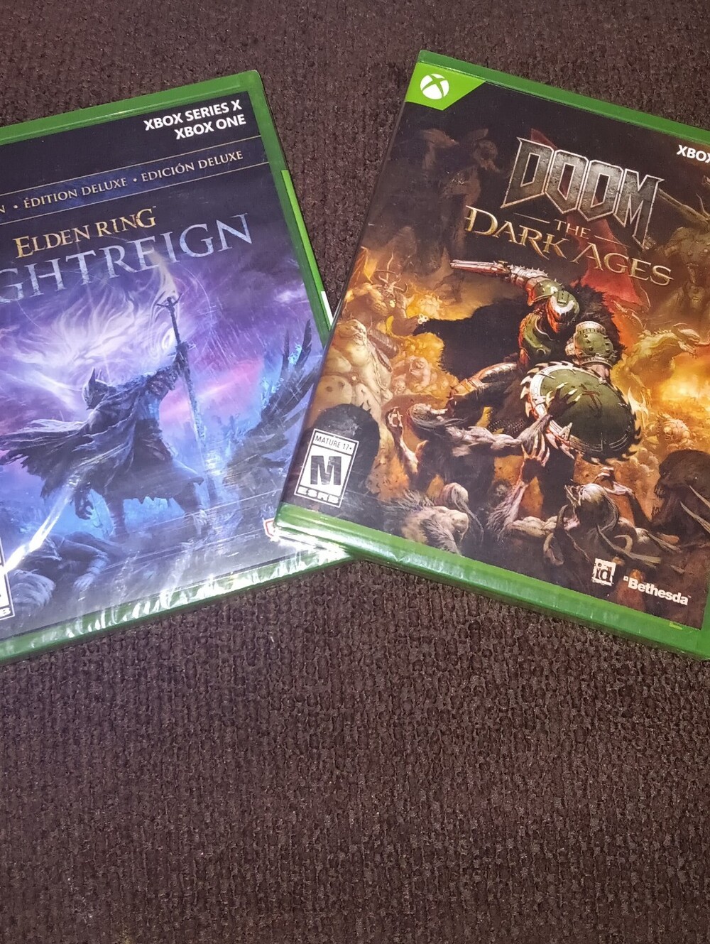 Elden Ring Night Reign Deluxe Edition / Doom The Dark Ages Xbox Game Bundle
